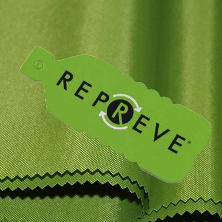 recycled plastic bottles fabric bag fabric bag & luggage making materials 600D Polyester oxford fabric with PVC PU backing