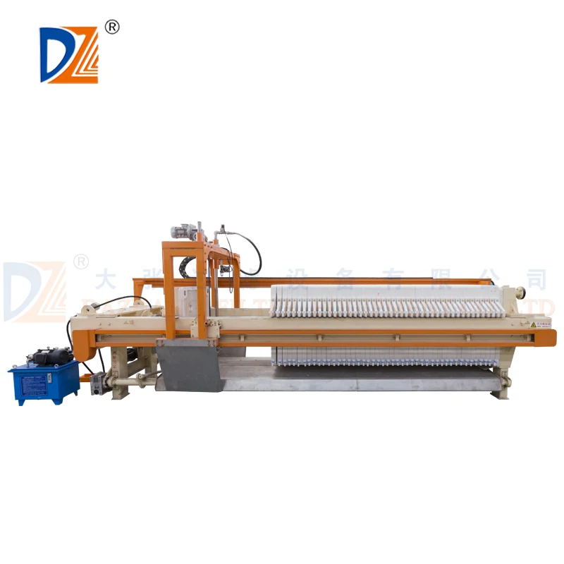 Copper Concentrate Mining Slurry Dewatering Automatic Cloth Cleaning Filter Press