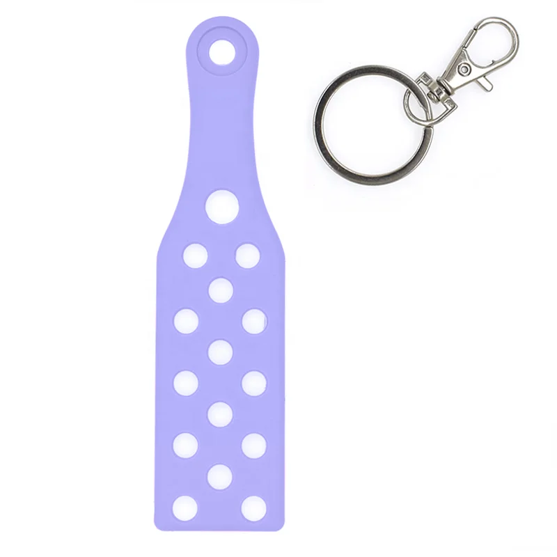 Wholesale Shoe Charm Keychains Soft PVC Silicone Keyring Holes Diy Accessories Rubber Keychain