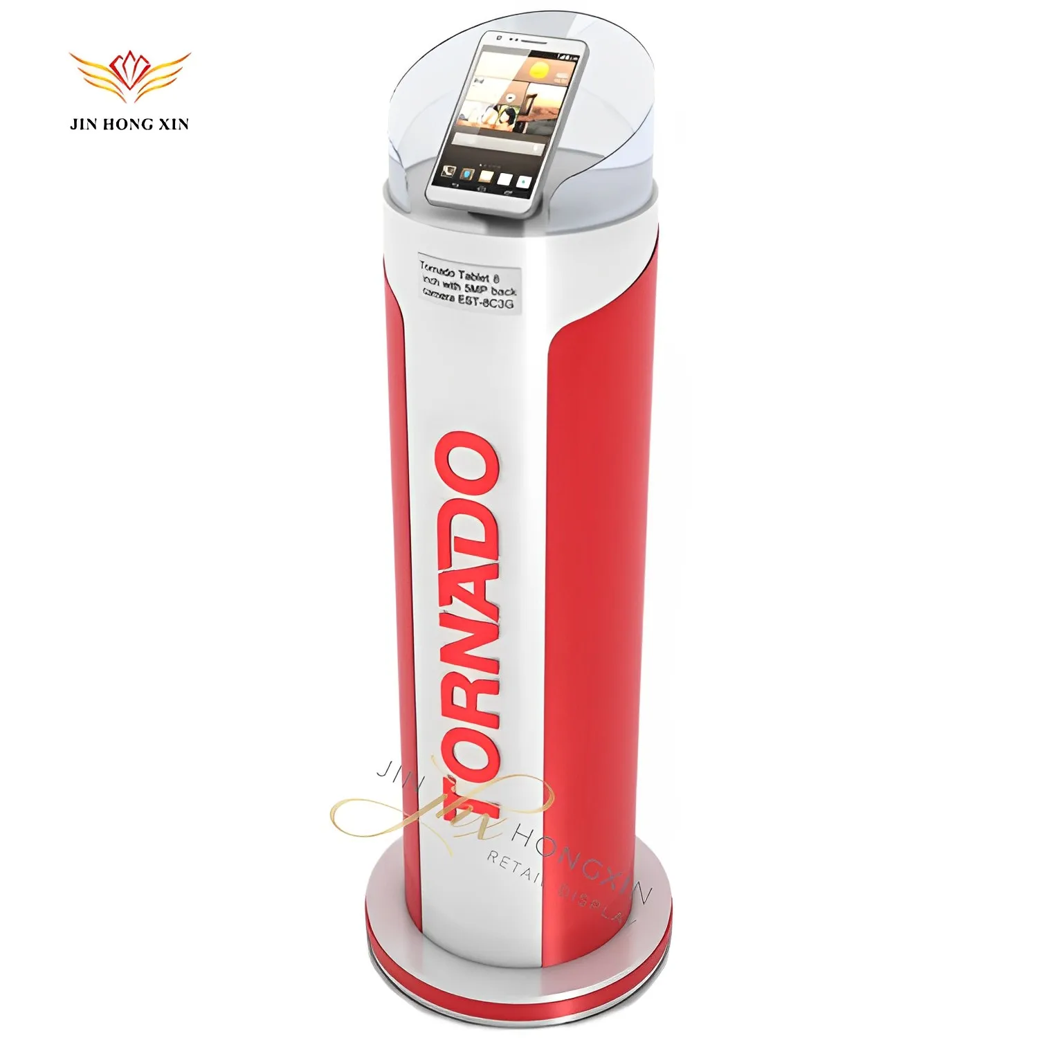Hot selling metal Tablet computer stand for supermarket and department stores retail store product fixture display rack