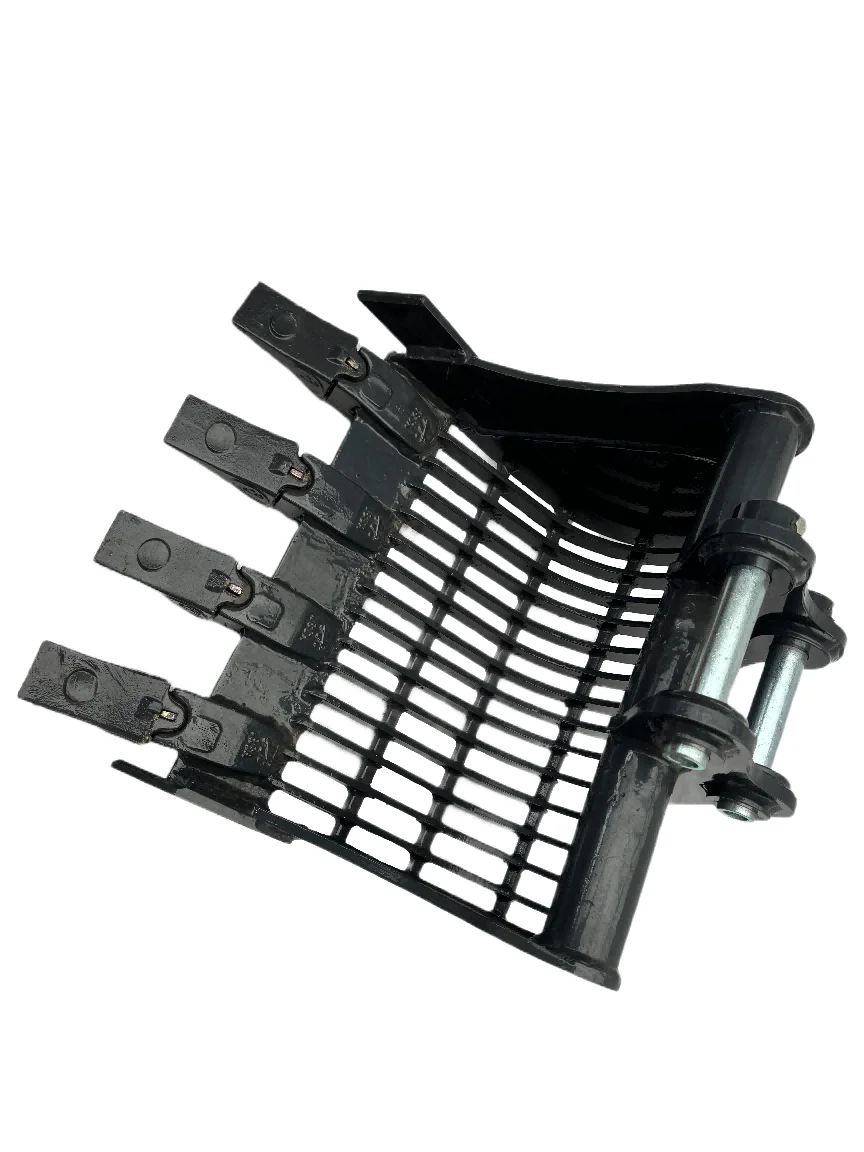 Chuangxin 2024 customize and OEM 1.8ton Excavator Sieve Bucket Skleton Bucket for Excavator screening bucket with teeth steel