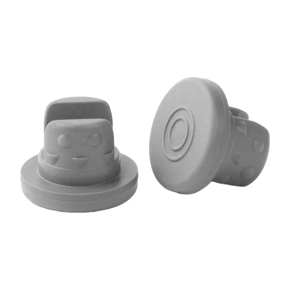 pharmaceutical rubber plug stopper supplier for infusion and injectables glass bottle vials