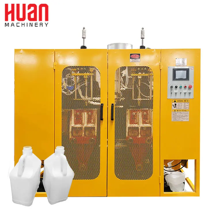 5l 6L eingine oil square bottle drum extruder 6 l horizontal type 5liter jerry can producing  blow molding making machine