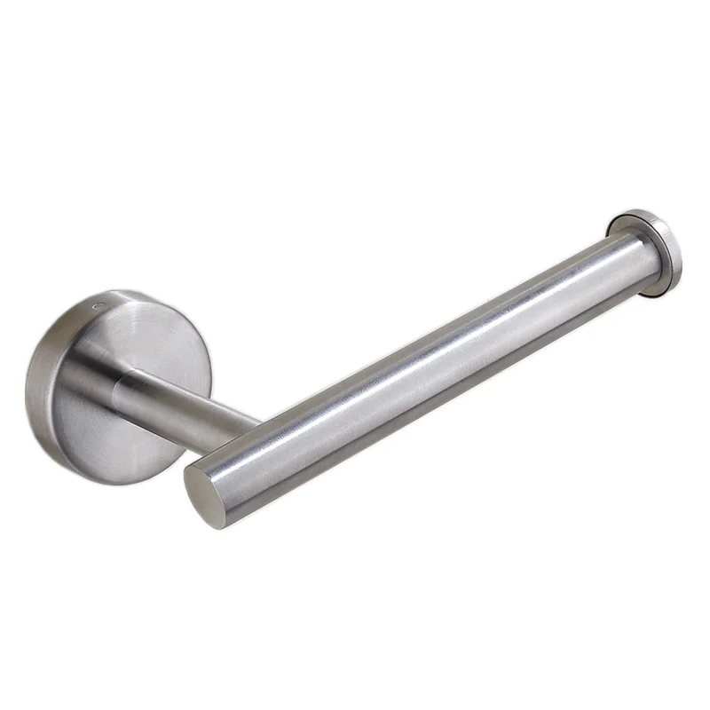 Wholesale Stainless Steel Bathroom Toilet Paper Holder Brushed Brass Wall Mount Toilet Roll Holder