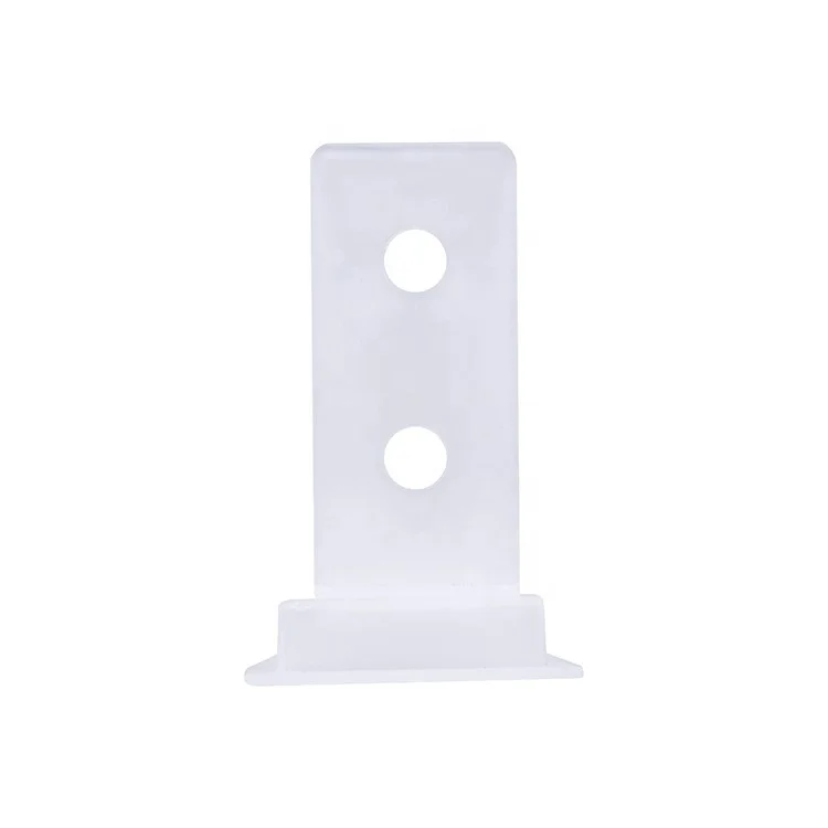 Displays Accessories Exhibition Cardboard Shelf ABS Connector White Plastic Corrugated Shelf