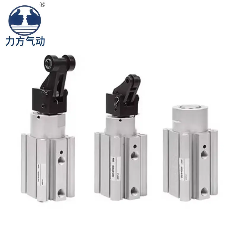 SMC blocking cylinder RSDQA40-20/D/DR/TG/TE series double acting single acting stop cylinder