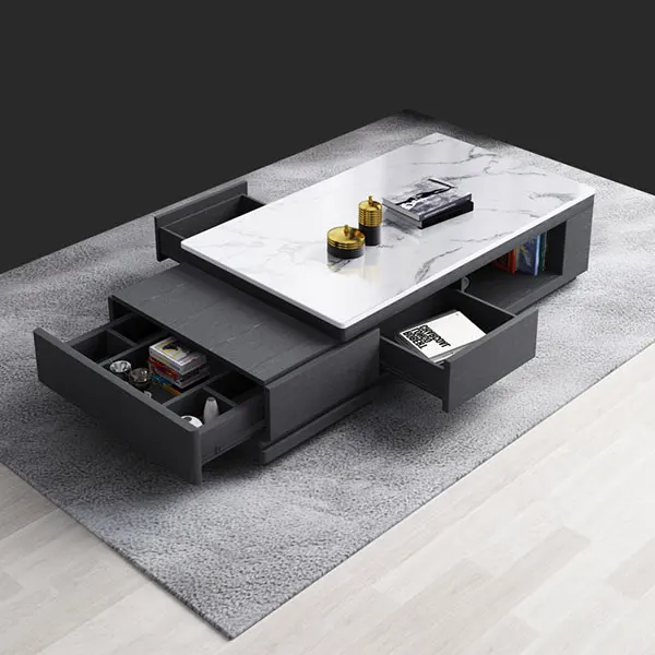 Best Quality China Manufacturer Coffee Table Transformer Rustic Retractable