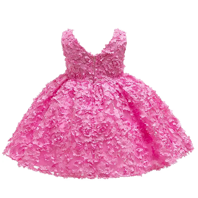 
2021 Summer Children Wears Flower Girls Party Wear Gown Party Dresses For Girl 