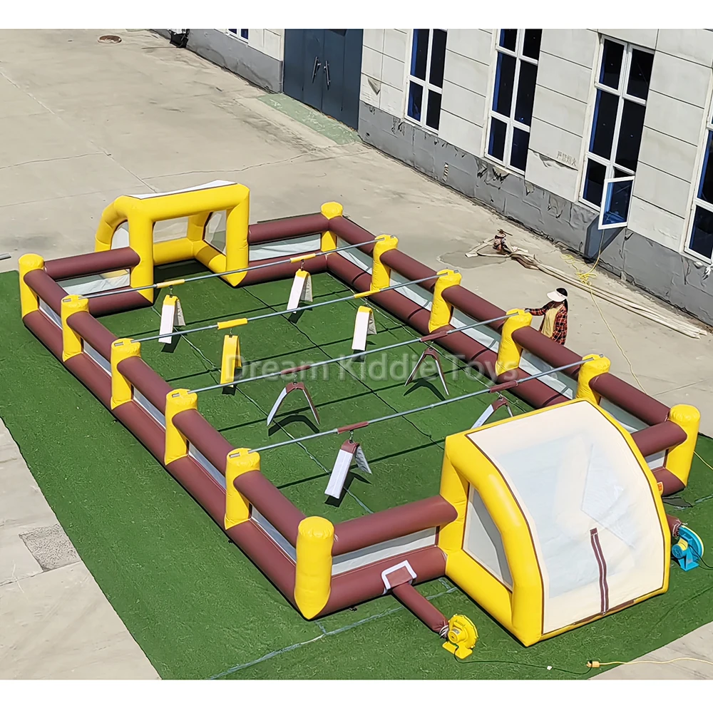 Unisex Vinyl bumper ball arena Inflatable Soccer arena Interactive carnival Sport Games bouncers Outdoor Playgrounds for kids