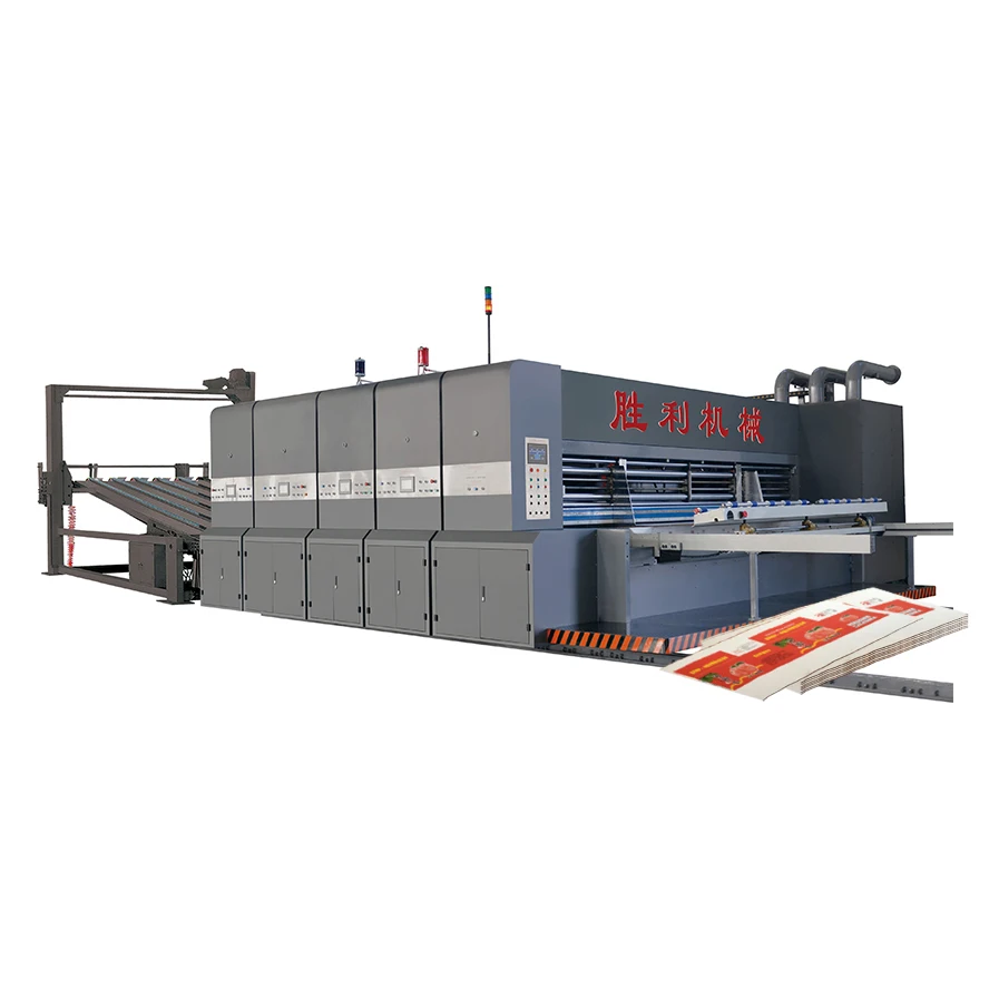 YKW2500*2500 lead edge feeder printing slotting die cutting machine carton