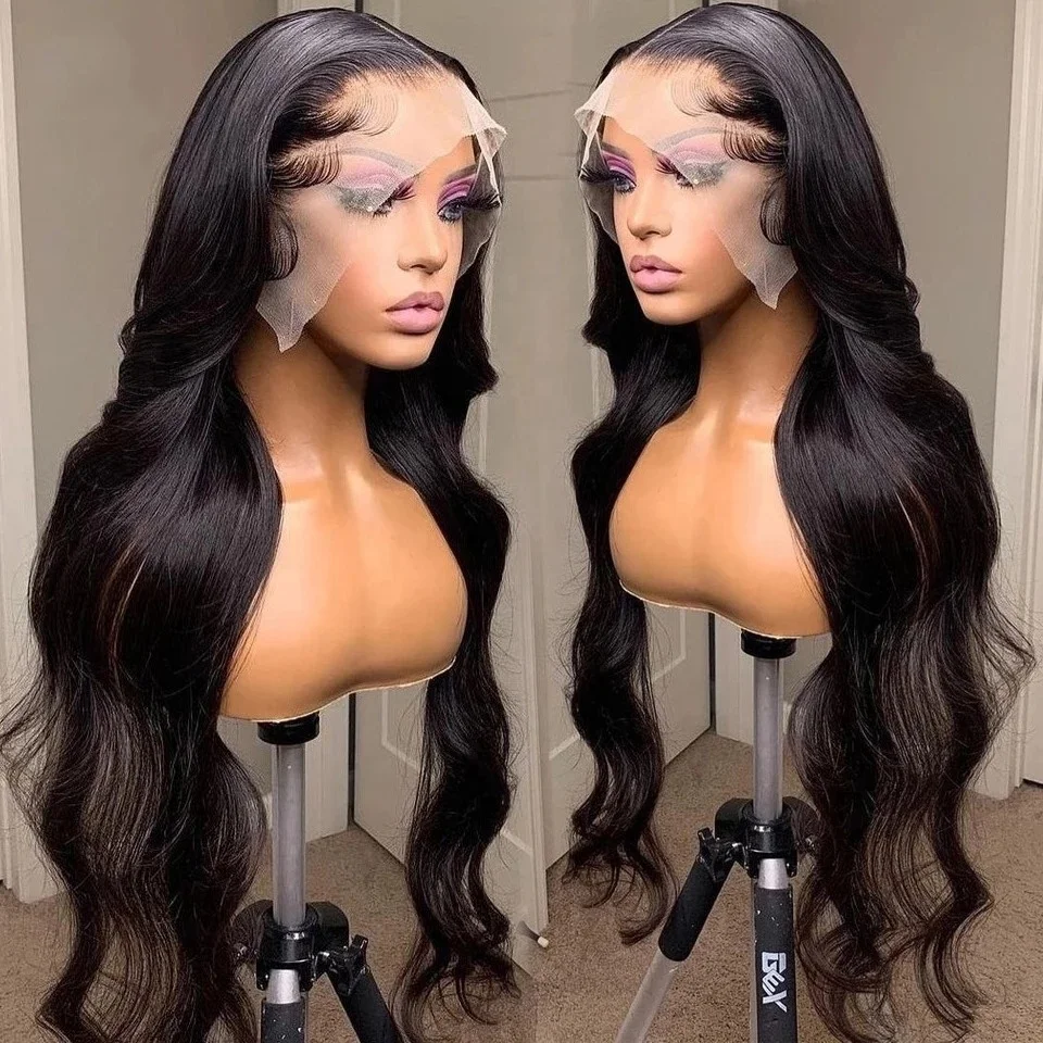 Glueless HD Wigs Human Hair Hd Lace Wigs Virgin Cuticle Aligned Body Wave Lace Front Wig for Black Indian Women Small Long