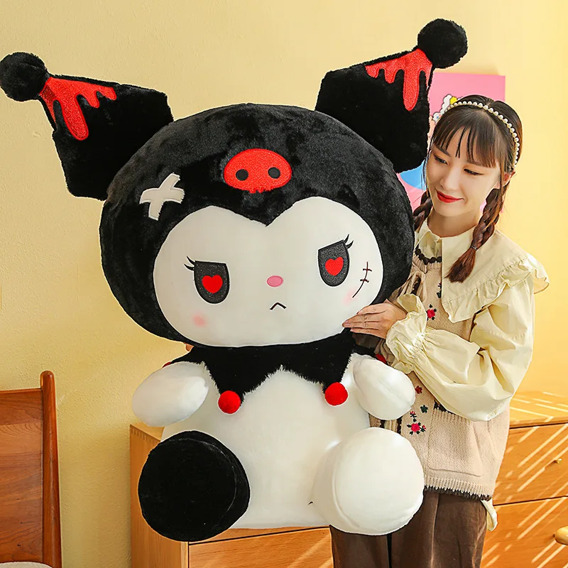 25cm Cute Demon Kulomi Doll Throw Pillow Wholesale Plush Melody Toy Stuffed Animals Plushie Pillow Scissors Doll