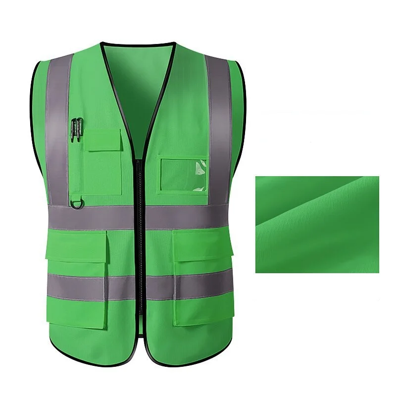Adjustable Engineer Cargo Reflective Signa Medical Vest En1753 120Gsm Waterproof With Reflective Ribbons