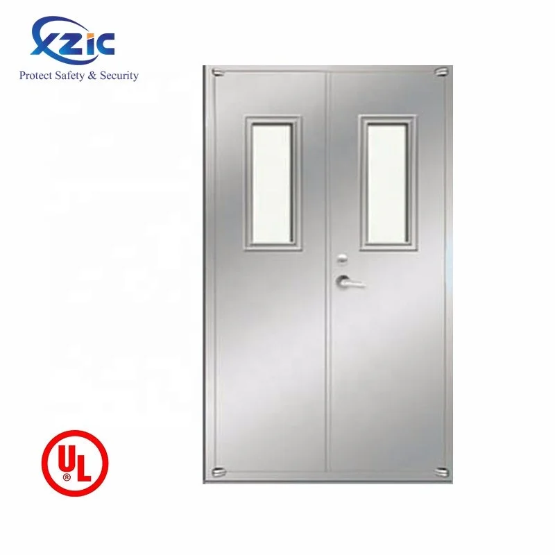 Interior fire rated door steel fire proof door hospital steel fire door