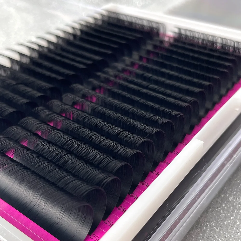 Wholesale Siberian Individual Faux Mink Eyelash Extension Professional Classic Lash Tray volume Lash Extensions