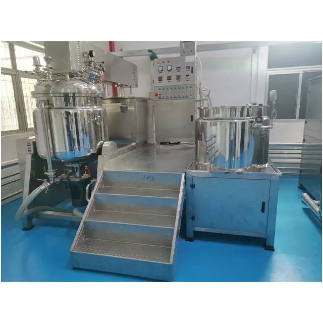 High Quality emulsifier emulsifying machine mixing cosmetic 300L vacuum emulsification homogenizer