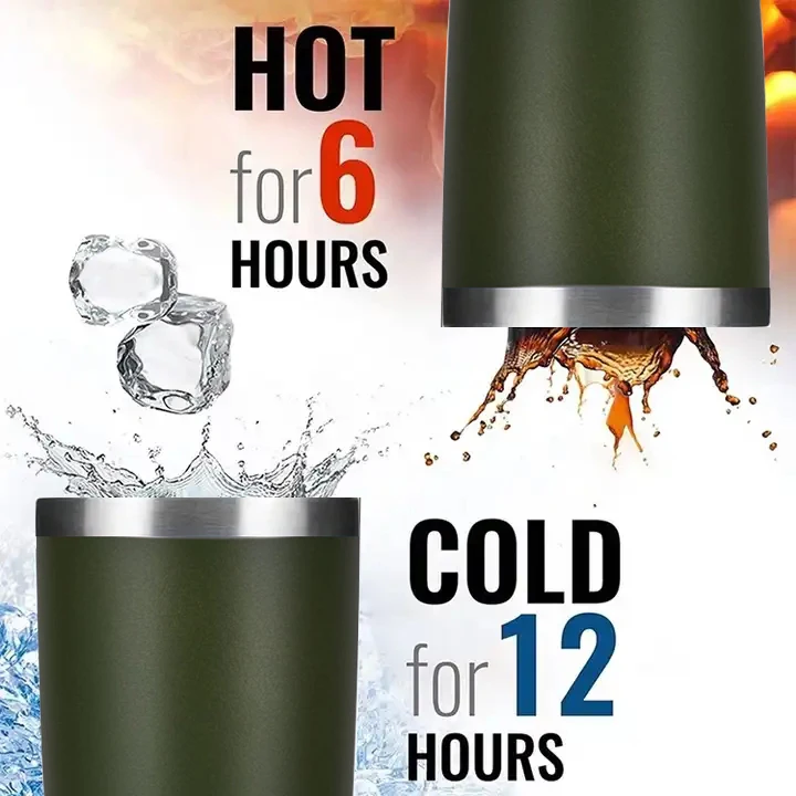 Beauchy wholesale tumbler cups tumblers 20oz with magnet lid double wall food grade stainless steel insulated tumbler cups