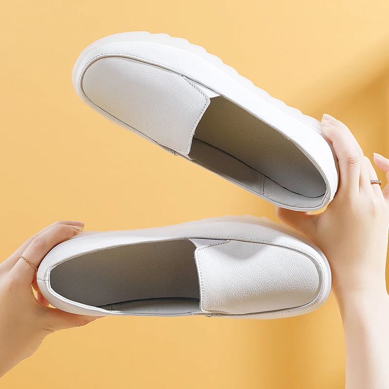  White Nurse Shoes Slip Lady Comfortable Hospital Eva