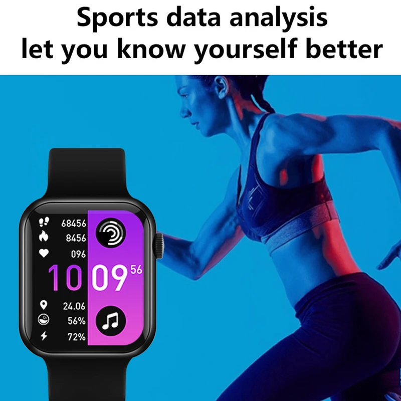 T55 Plus Smart Watches Series 6 Reloj Inteligente Blood Pressure Blood Oxygen Heart Rate Sport Waterproof T55 Smartwatch