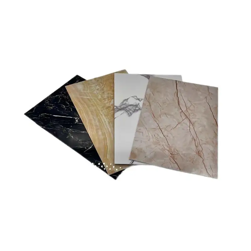 UV marble high light wall panel TV background wall