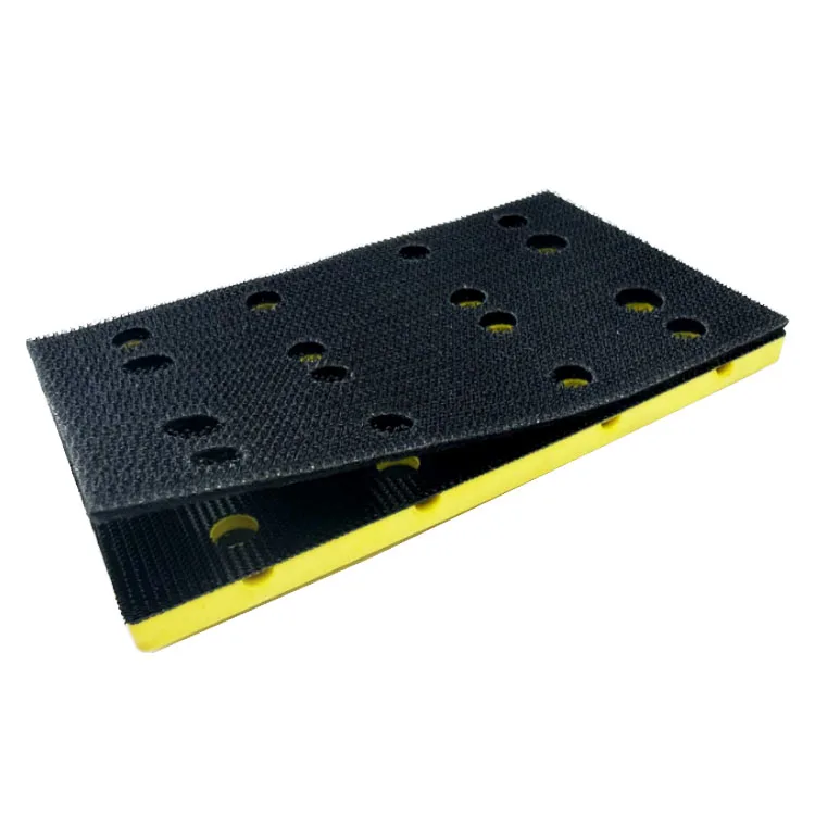 80*130mm 16 Holes Soft Interface Hook and Loop Sanding Cushion Sponge Protective Protection Pad for  489252 RTS 400