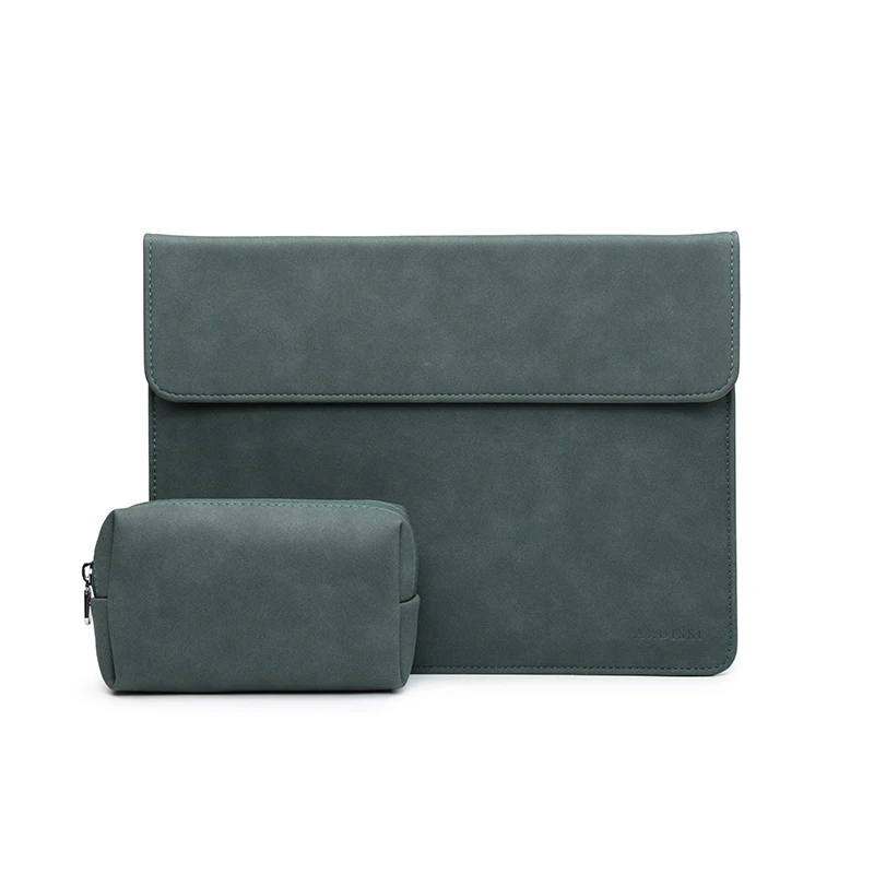 Large Stock RTS Dropshipping  Premium PU Leather Case Cover Protector with Adaptor Bag for Microsoft Surface Pro X 7 6 5 4 Go2