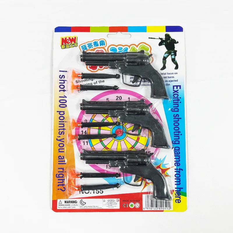 Manufacturer Supply Police Gun Toy Bow And Arrow Toy Plastic Soft Gun Set