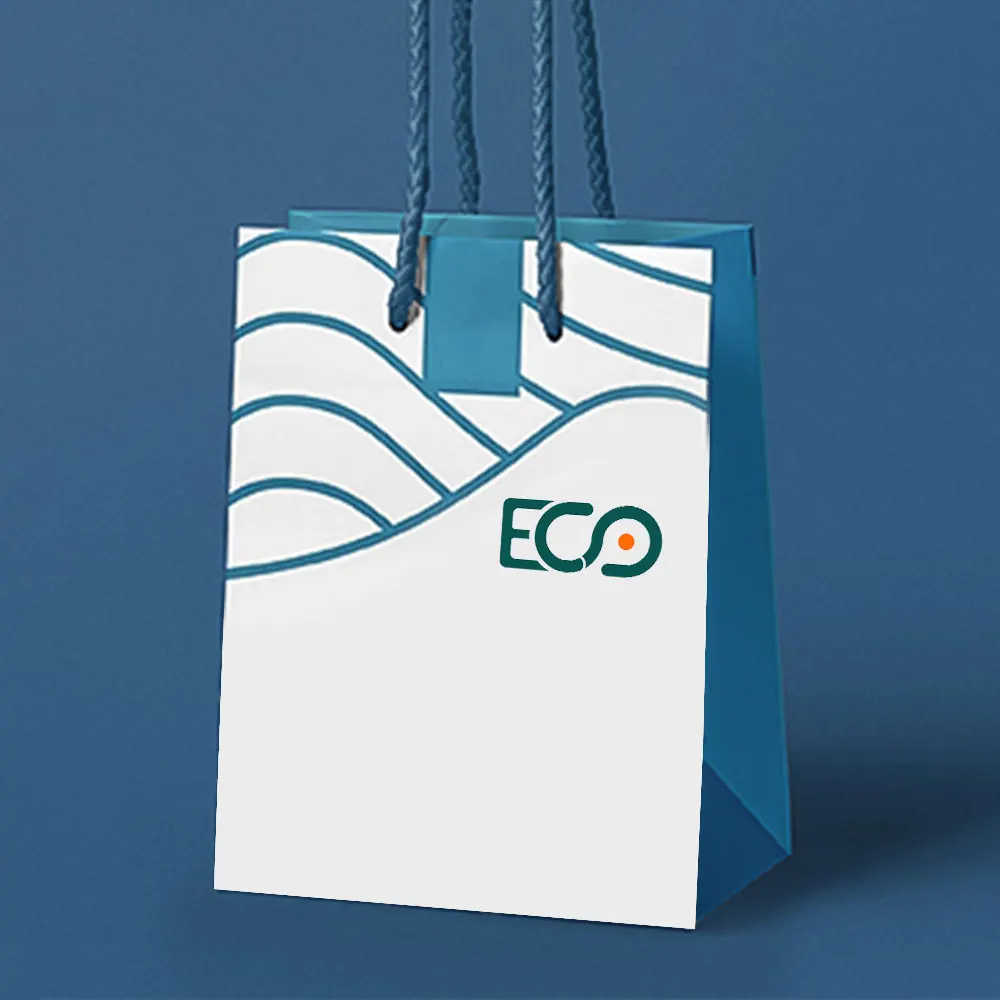 Custom Design Small Gift Paper Bag For Jewelry Gift Packaging