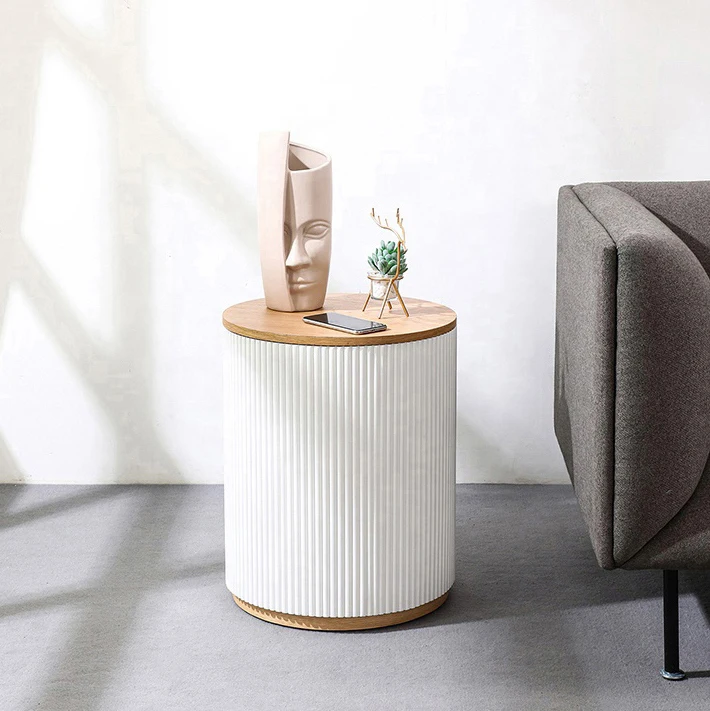 Special Italian Design Minimalist Nordic Style Bedroom Night Stand White Wood MDF Bed side Nightstand with Drawers