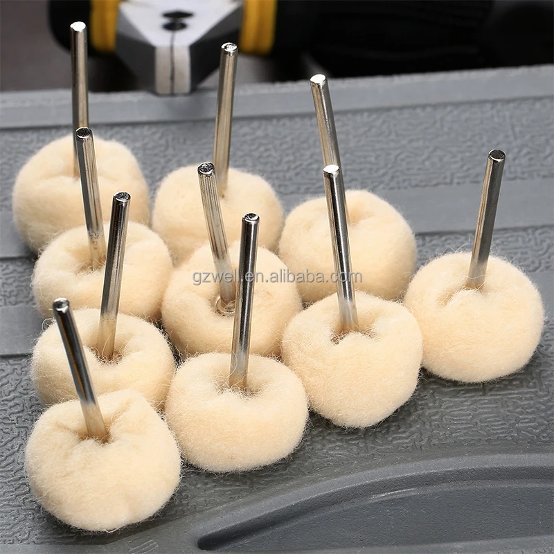 Polishing wheel Polishing head jade carving jade carving olive stone carving polishing and cleaning wool brush