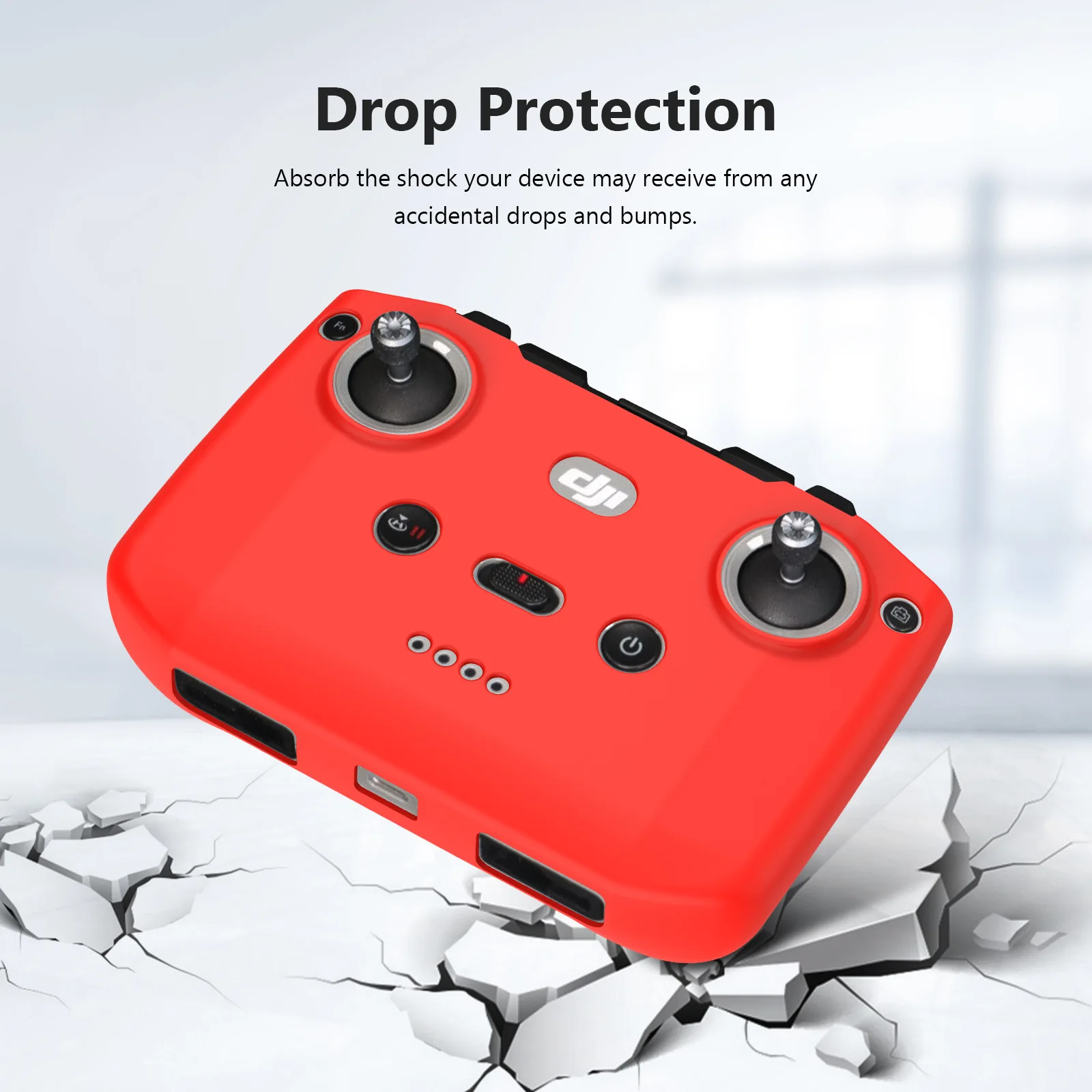For DJI Mini 4 Pro / Air 3 Remote Control / DJI RC 2 With Screen PULUZ Silicone Protective Case
