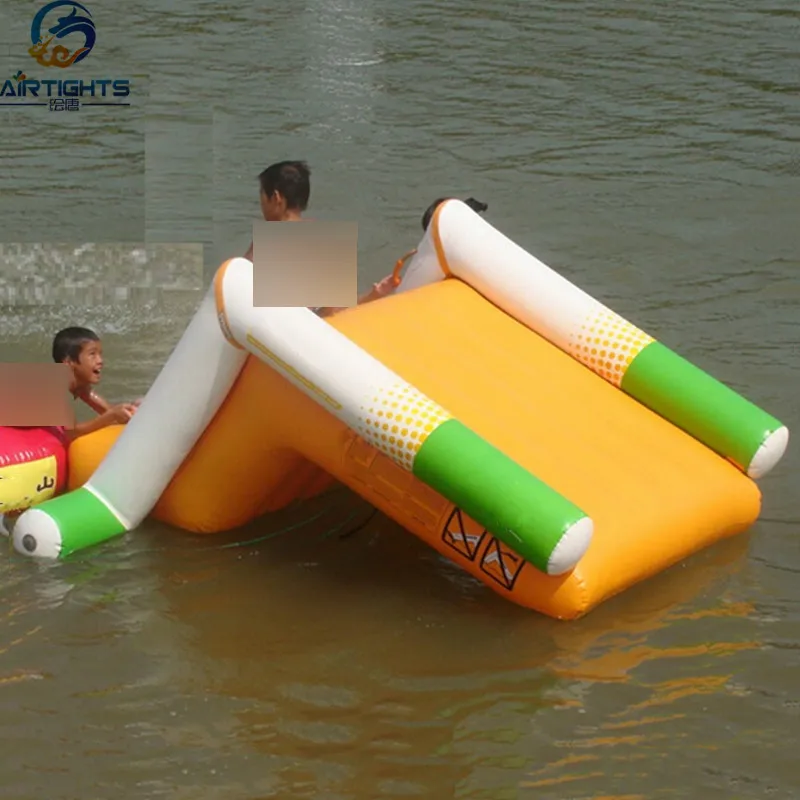 3m long inflatable floating water slide for water park games