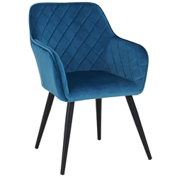 Modern Custom restaurant used armchair Living Room Chair Velvet Comfortable Dining Chair