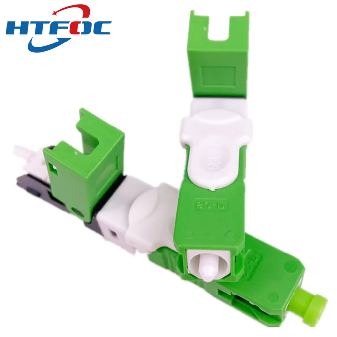 FTTH  plastic quick conector Communication equipment Single Mode  SC LC FC APC UPC fiber optic fast connector