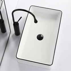 MONARCH Luxury Counter Wash Basins Ceramic Table Top Designs Wash Basin Lavabo