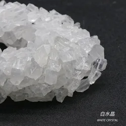 10-12mm small rough ore perforated lapis crystal jade rose quartz natural stone beads irregularly beaded