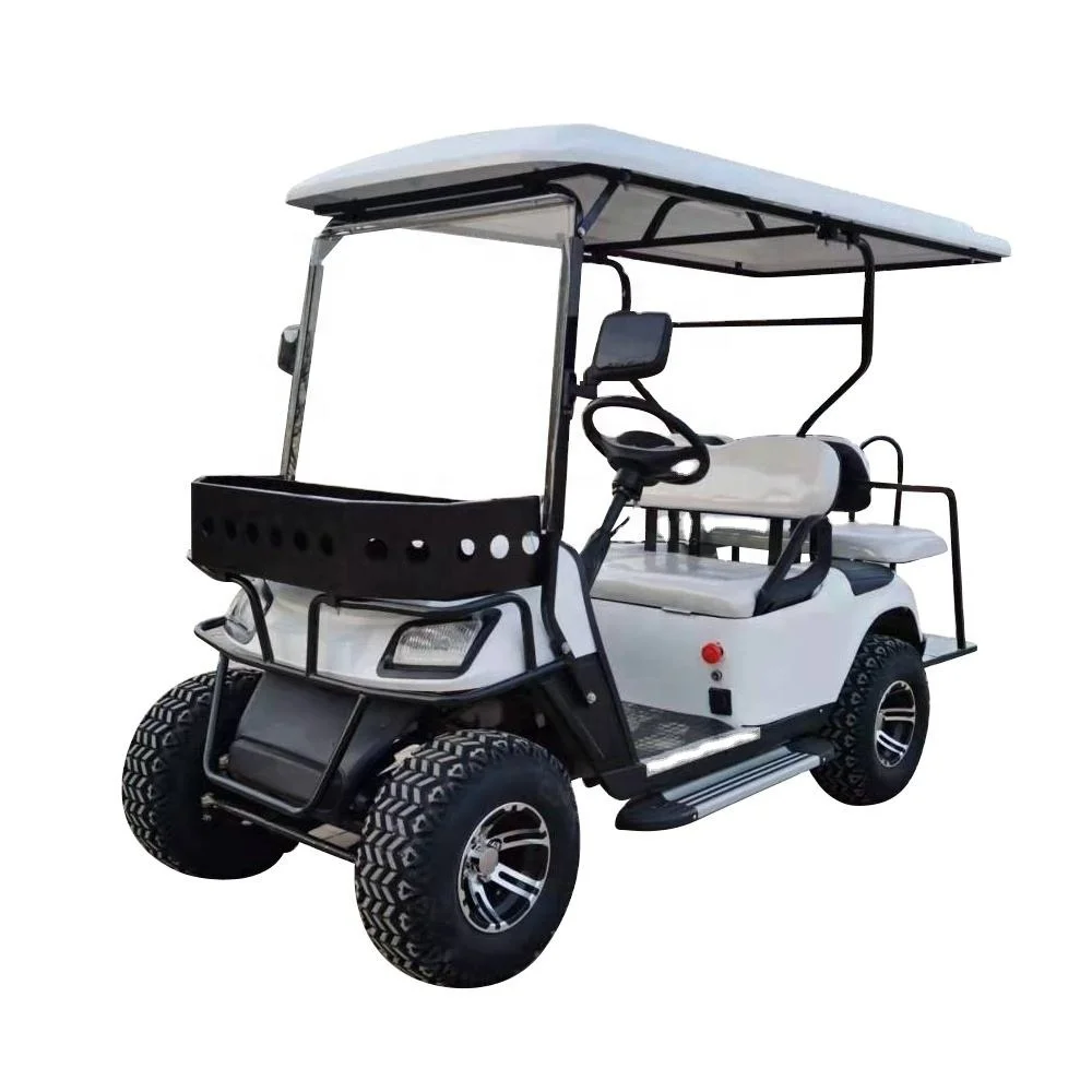 40km/h Golf Cart 2024 New Design Club Car Lithium Battery 4 Seater Golf Cart For Resort