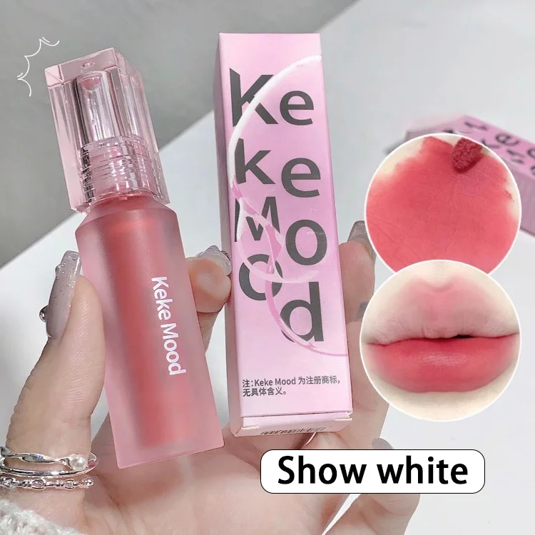 New Luxury Fashion Girl Pink Matte Velvet Lip Gloss Waterproof Cute Natural Liquid Lipstick Wholesale