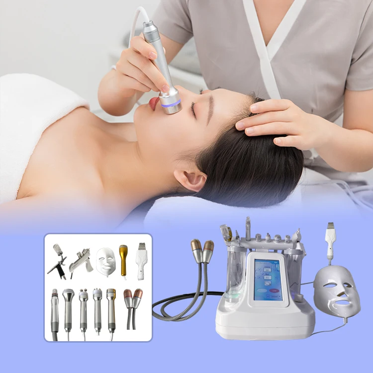 Care Lift Beauty Device Ultrasonic Skin Scrubber For Face Hydrodermabrasion Machine