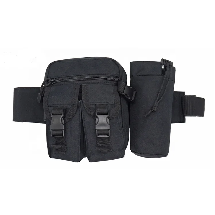 AYPPRO Molle Bag Tactical Waist Pack Pouch With Water Bottle Pocket Holder Waist Pack Bag