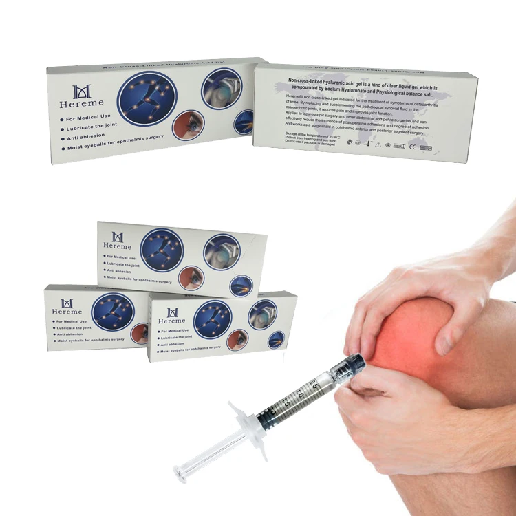 Heremefill famous brand Hereme Sodium Hyaluronate Injection for knee Relief joint pain with CE medical injection