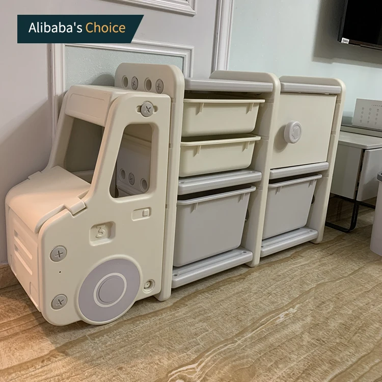 Kids Toy Storage Organizer Hot Sell Foldable Shelf Bookshelf Toys Drawers Storage Rack Cabinets