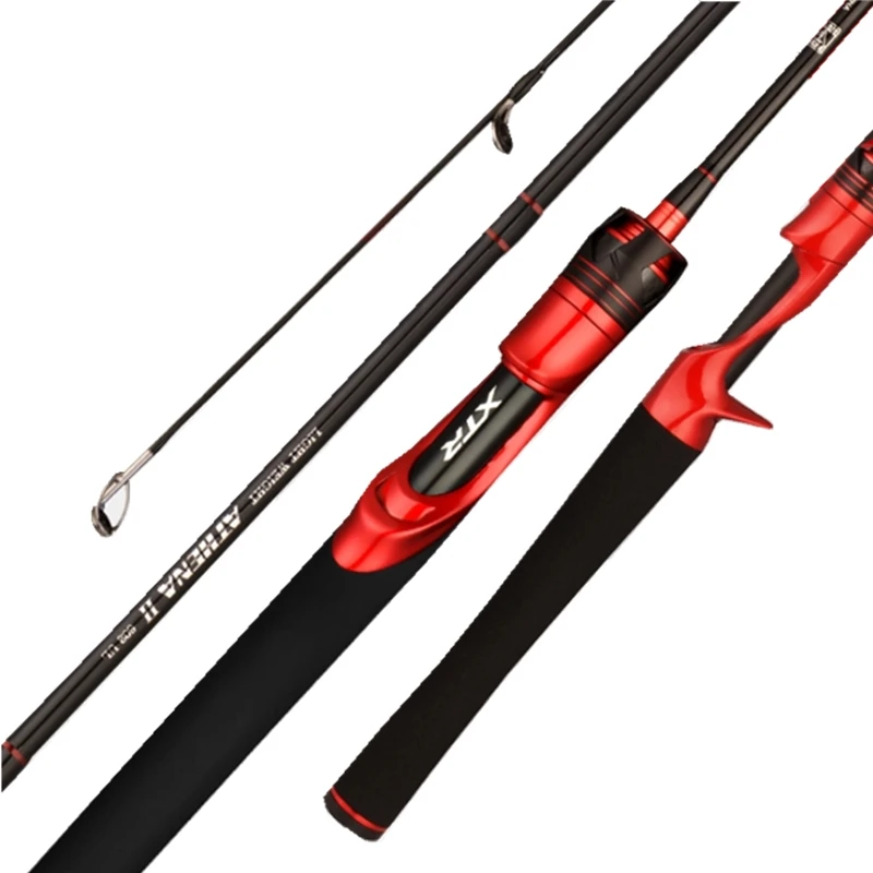 New UL Soft Fast Carbon 1.35M-2.1M Cross 30T Carbon Fiber Spinning Casting Fishing Rod With EVA Handle