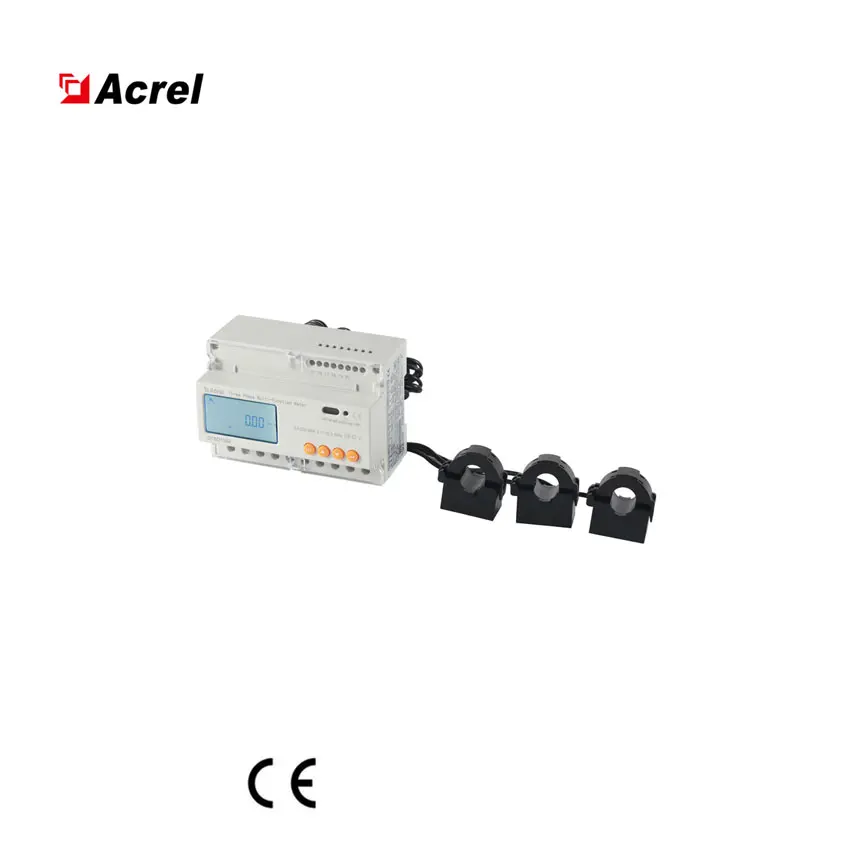 Din Railway Install Smart 7P Dtsd1352/C Rs485 Communication 3 Phase Digital Electric Meter Reading Of Acrel