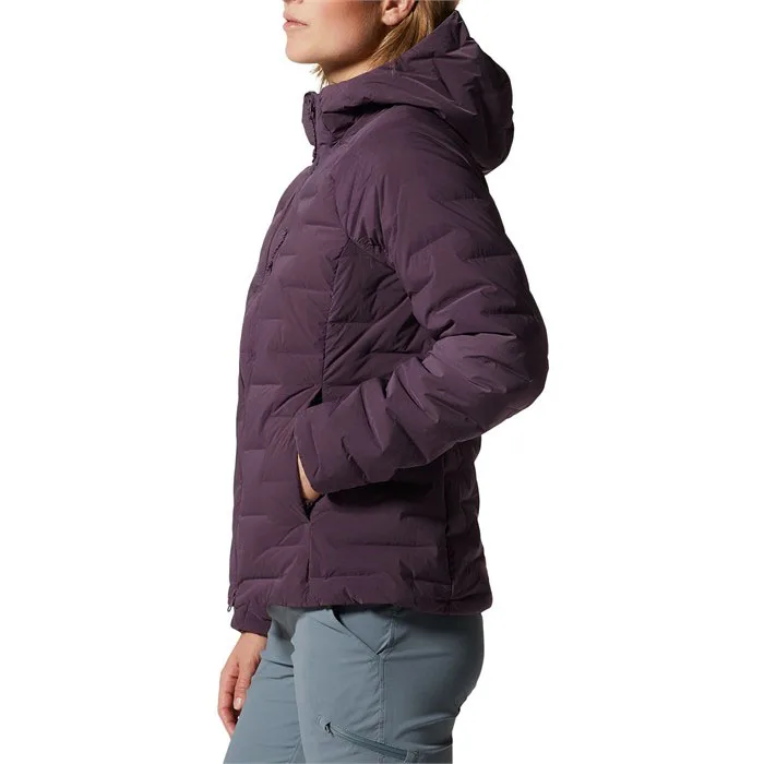 Women Down Jacket Puffer Jacket in Stock Clothing Plain Quantity Waterproof Autumn Winter Costom with Hoodie