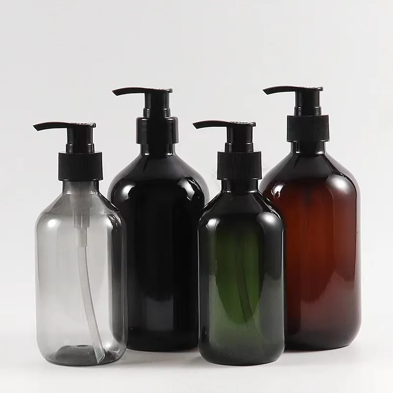 amber plastic bottle 100 150 ml 200 250 300 500 ml hand washing liquid bottle empty 1 liter plastic shampoo lotion pump bottles