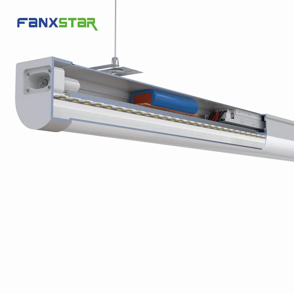 Led Suspended Linear Light 36W 1200MM Pendant Indoor Home Motion Sensor Tri-proof Light Remote Control Luminaire