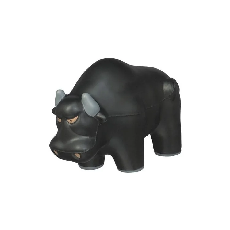 Custom Logo Charging Bull Pu Foam Anti Stress Ball For Kids Toys