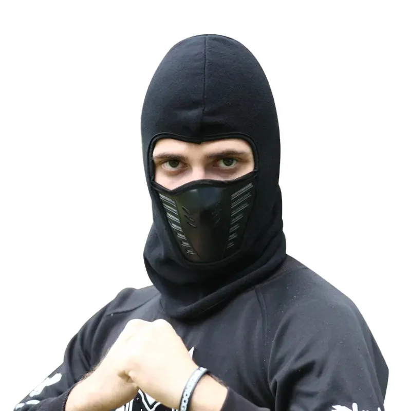 2024 Hot Selling Windproof Polar Fleece Ski Mask Headwear Motorcycle Thermal Face Mask Bandanas Customized Acceptable