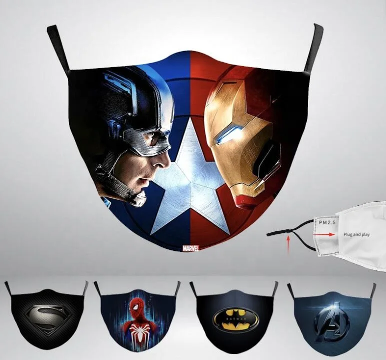 Высокоплотный саржевый полиэстер Супергерои marvel дети взрослые цифровая печать